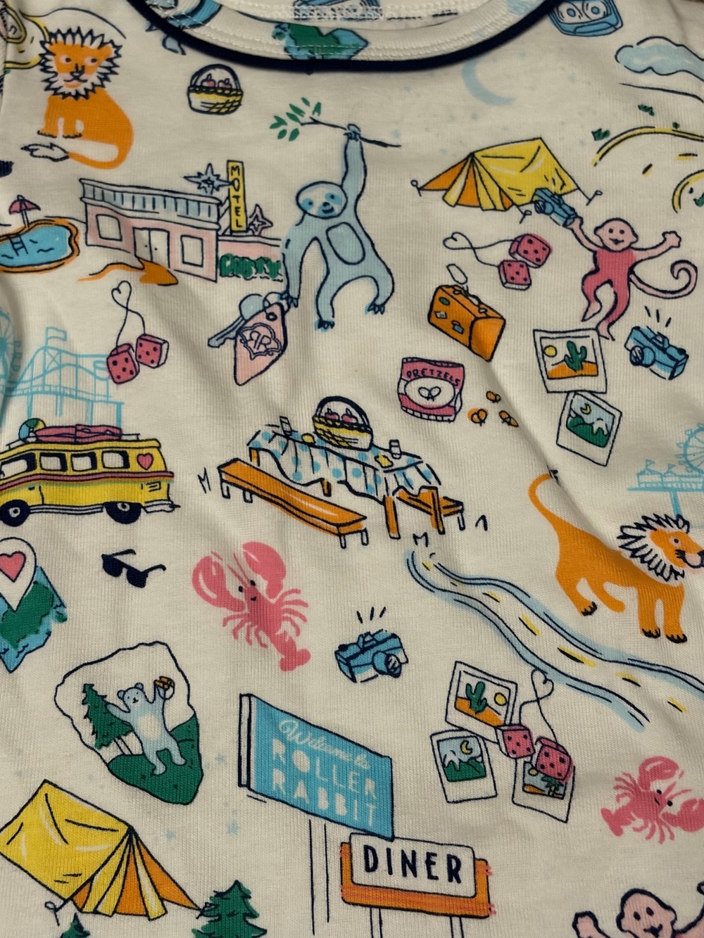 Roller Rabbit toddler Pjs NWT - Picture 3 of 4